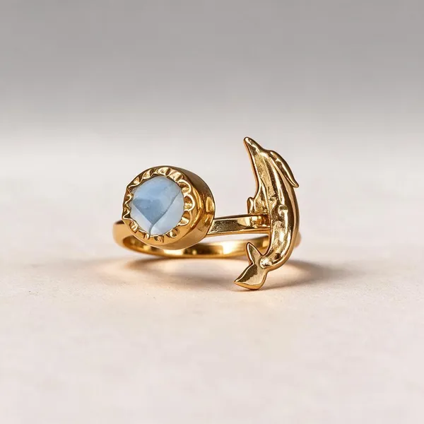 Gold_Natural_Semi_Precious_Stone_Plated_Brass_Handmade_Ring_For_Women