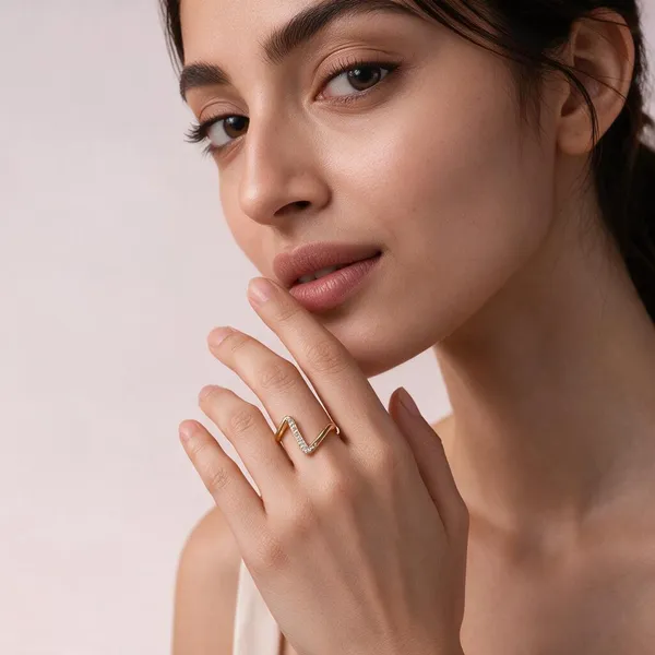 Gold_Stainless_Steel_American_Diamond_Cz_Ring_For_Women
