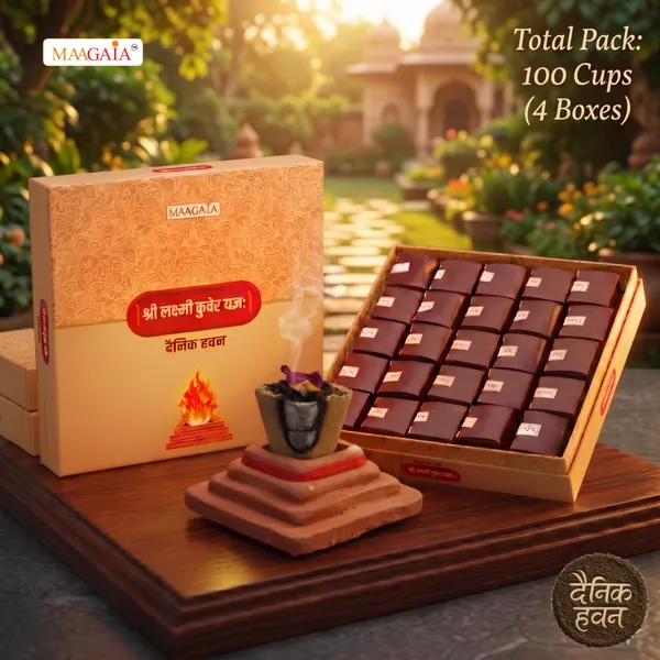 Dainik_Havan_100_Pcs__Cups_With_Earthkund_Stand_