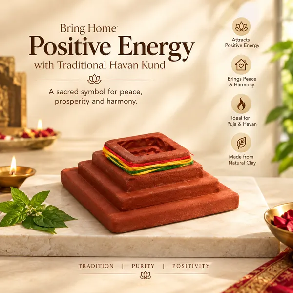 Dainik_Havan_Cups_With_Earthkund_Stand_100_Pcs