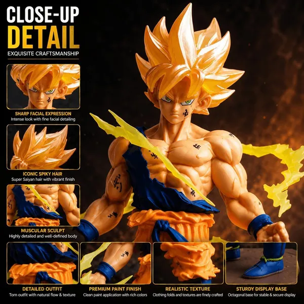 DBZ_Goku_Standing_With_Flame_18cm_Action_Figure