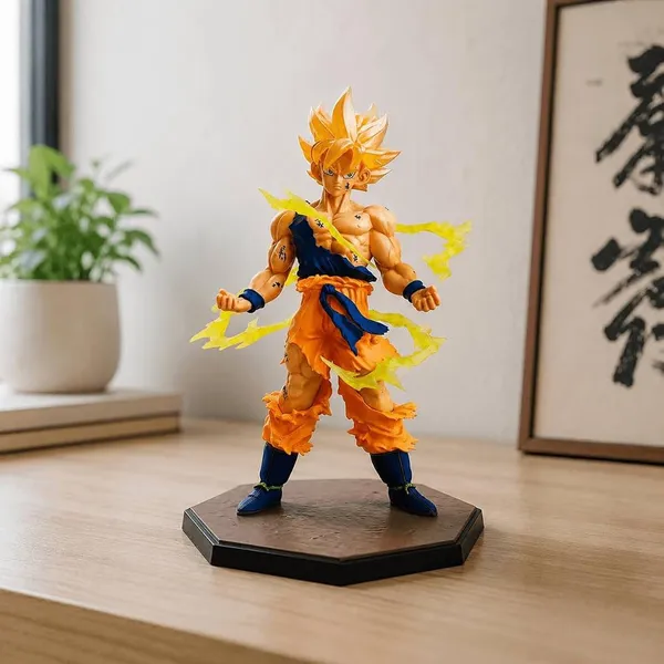 DBZ_Goku_Standing_With_Flame_18cm_Action_Figure