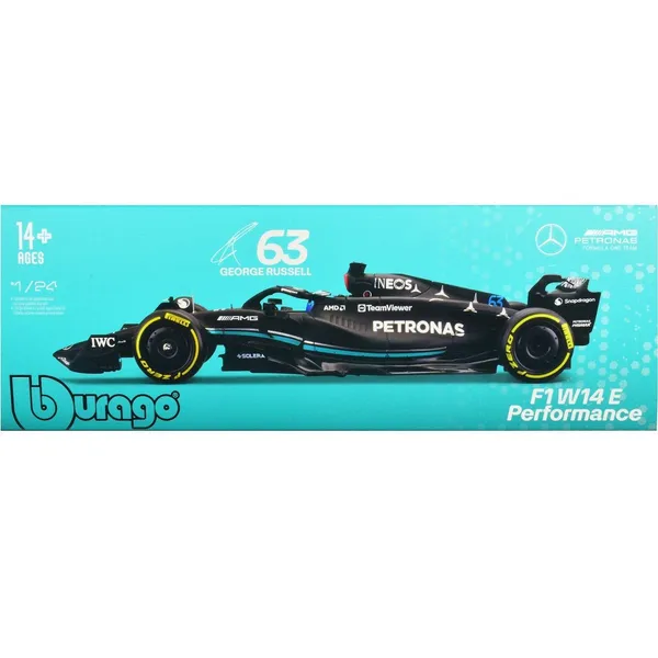 Bburago_1:43_F1_#63_George_Russel_Die_cast_Car