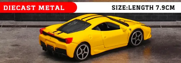Bburago_1:64_Ferrari_458_Special_Yellow