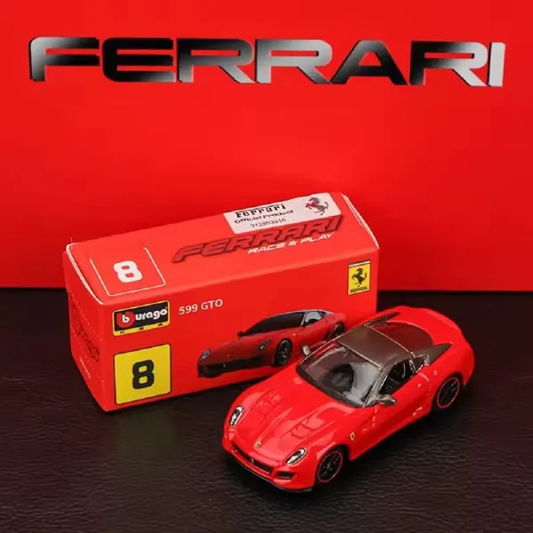 Bburago_1:64_Ferrari_599_GTO_Red