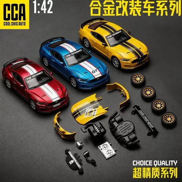 CCA_1:42_Ford_Mustang_GT_2018_DIY_Diecast_car