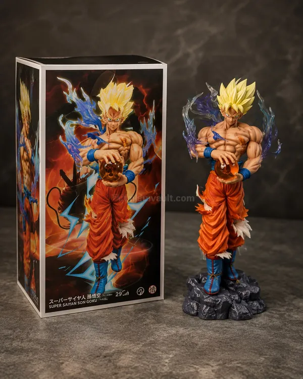 Goku_Yellow_Hair_Standing_On_Stone_29cm_Figure