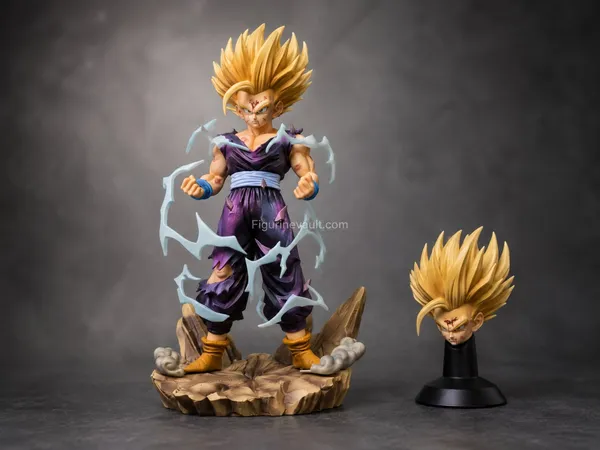 DBZ_Gohan_Super_Siyan_25cm
_Double_Head_Premium_Figure_(Blister+Box)