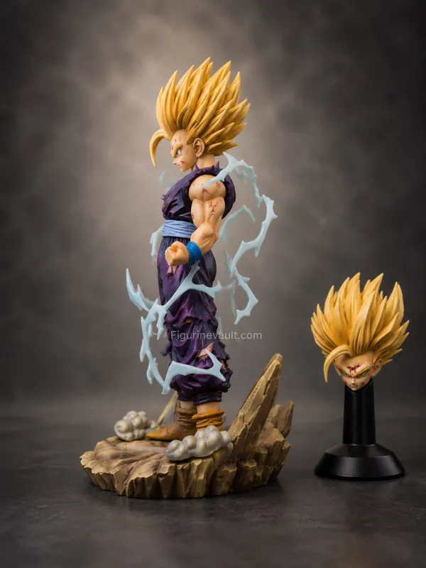 DBZ_Gohan_Super_Siyan_25cm
_Double_Head_Premium_Figure_(Blister+Box)