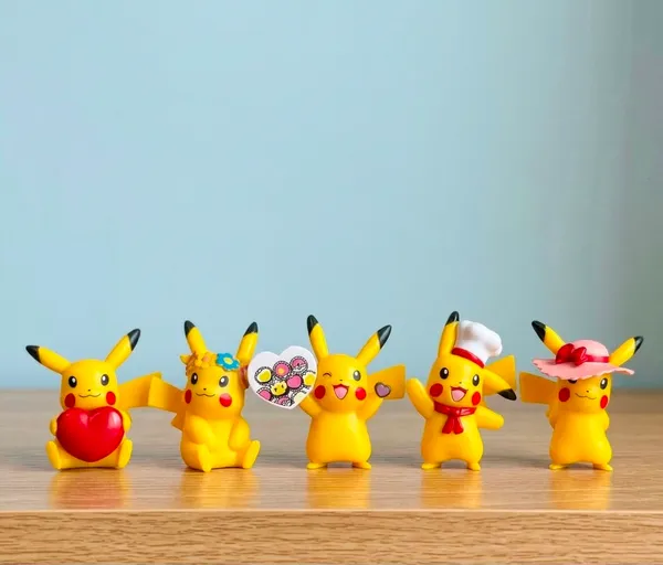 Pikachu_6Pcs_Set_8.5Cm_Action_Figure