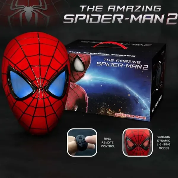 New_Amazing_Spidy_2_Red_Eyes_Flicker_Mask_-_Ring_Remote_Control_(Premium_Quality)_