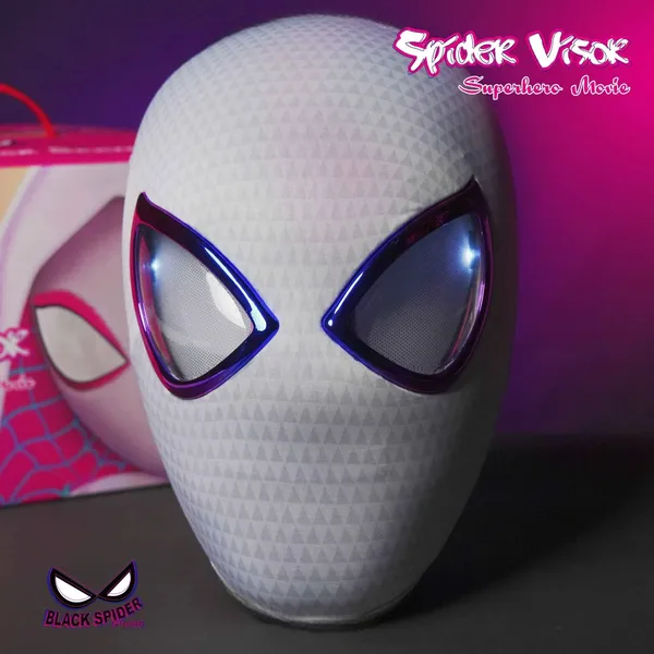 New_Spidy_Women_White_Eyes_Flicker_Mask_-_Ring_Remote_Control_(Premium_Quality)