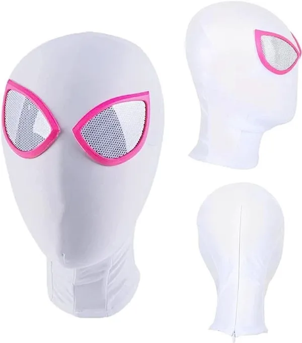 New_White_Spidy_Anime_Cosplay_Cloth_Mask