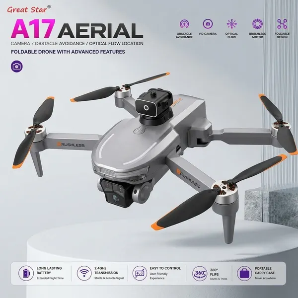 Vlot_Vision_A17_Foldable_Camera_Drone_Aerial_Photography