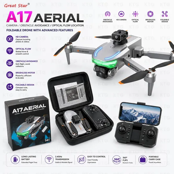 Vlot_Vision_A17_Foldable_Camera_Drone_Aerial_Photography