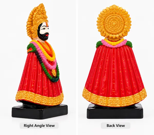 Multicolor_Resin_Devotional_Red_Crowned_Deity_Figurine