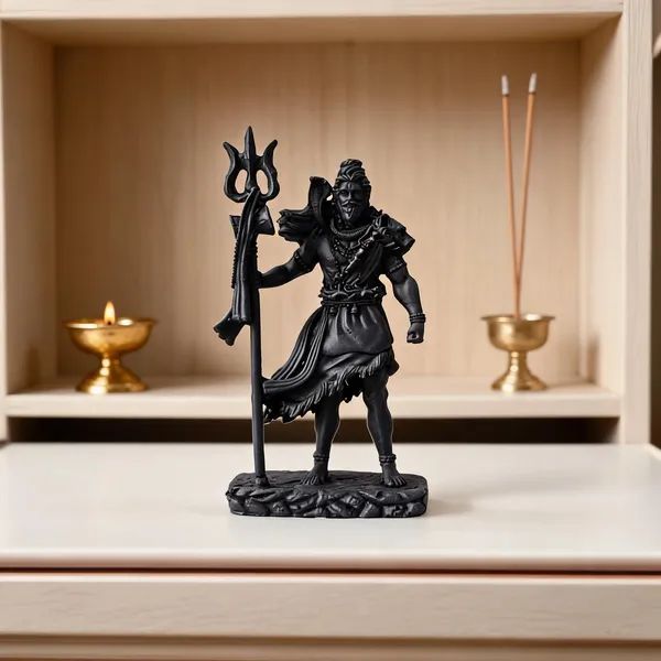 Black_Resin_Standing_Lord_Shiva_With_Trident_Statue