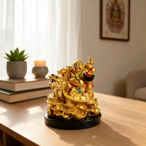 Gold_Resin_Decorative_Laughing_Buddha_With_Dragon_Figurine