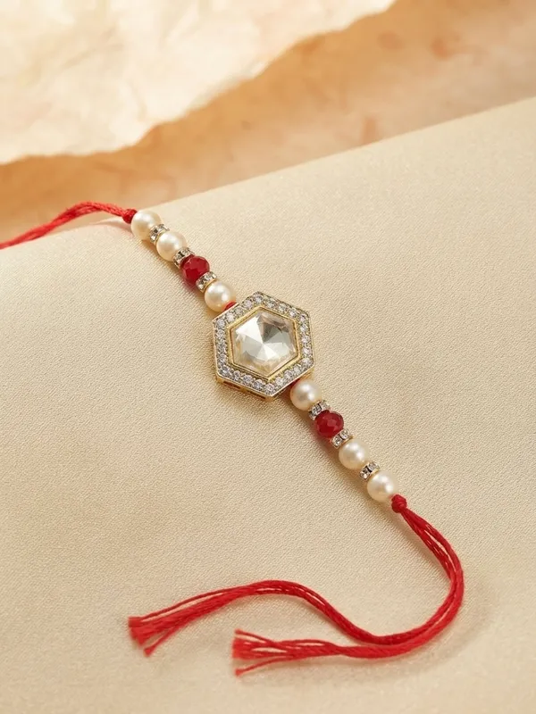 Red_Pearl_And_Stone_Rakhi