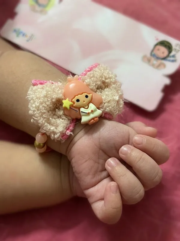 Pink_Plush_Character_Charm_Rakhi_For_kids