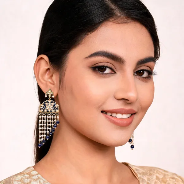 Blue_Gold_Kundan_Brass_Chandelier_Drop_Earrings_For_Women