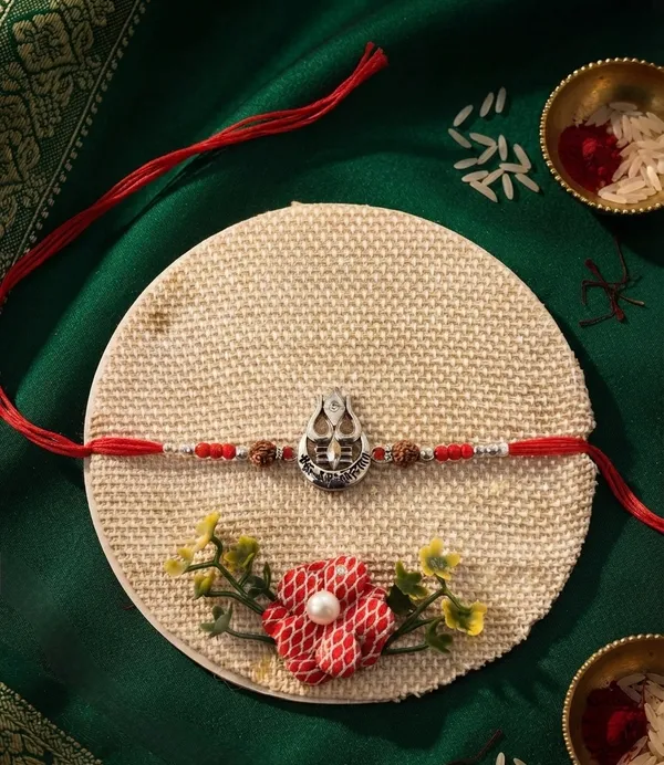 Red_Thread_Silver_Shiv_Rakhi