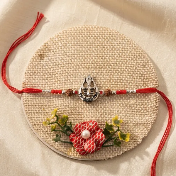 Red_Thread_Silver_Shiv_Rakhi