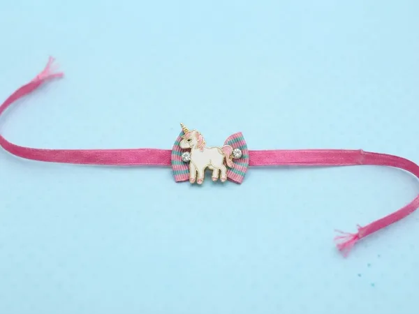 Pink_Thread_Unicorn_Rakhi_for_Kids