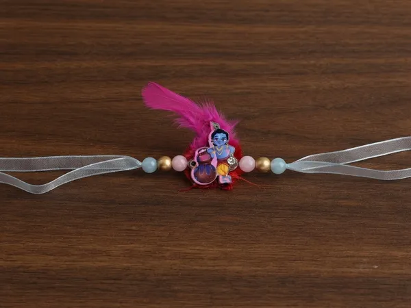 Krishna_Feather_Rakhi_For_Kids