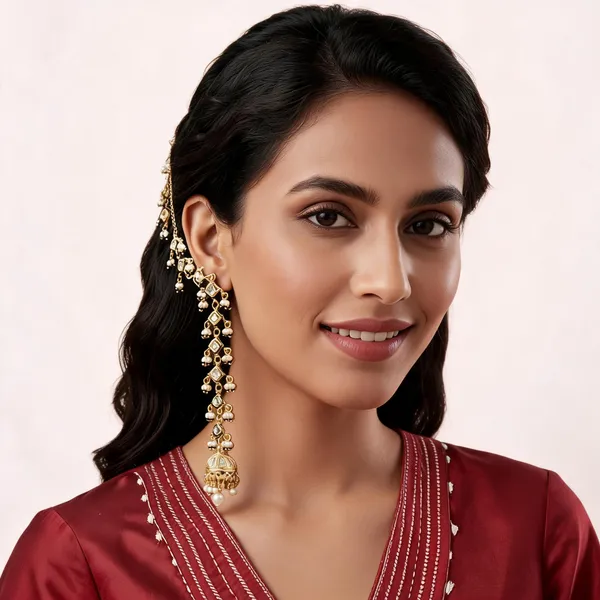 Gold_Kundan_Brass_Traditional_Ear_Chain_For_Women