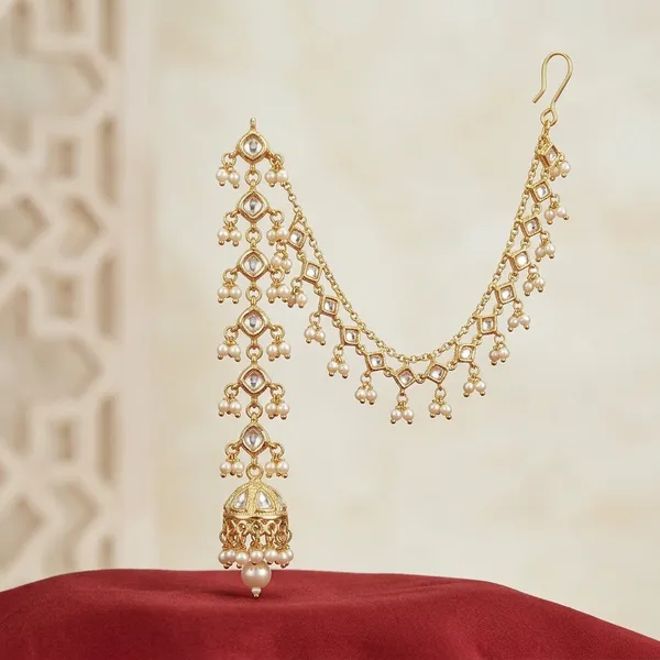 Gold_Kundan_Brass_Traditional_Ear_Chain_For_Women