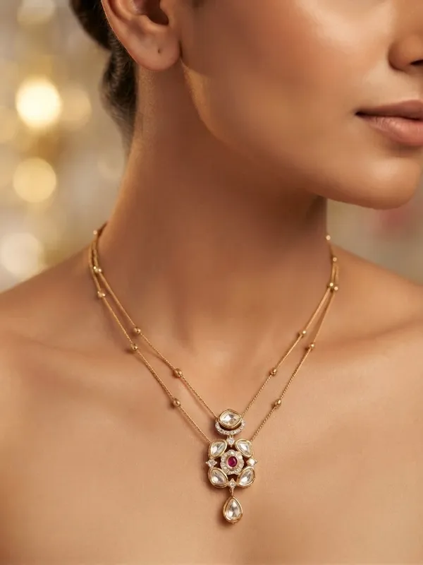 Gold_Tone_Embellished_Pendant_Necklace_for_Women