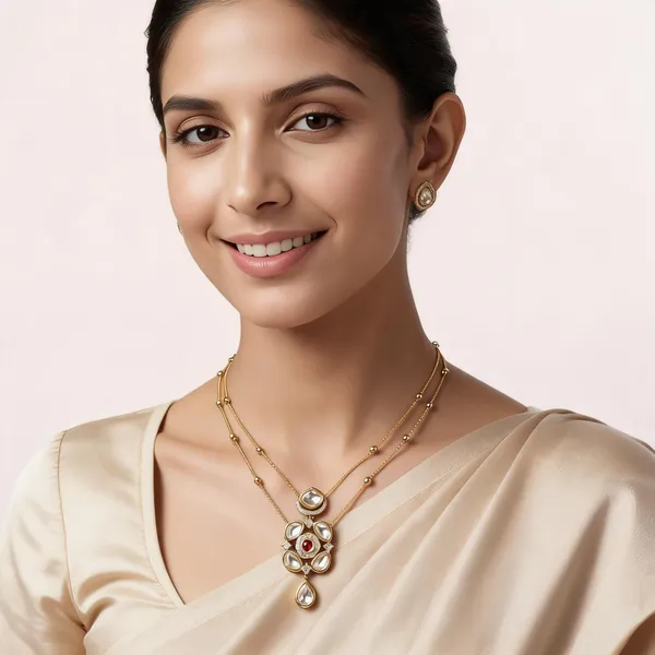 Gold_Moissanite_Floral_Pendant_Necklace_For_Women