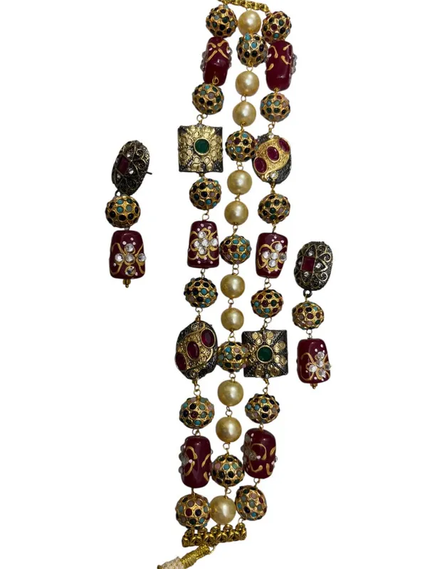 Royal_Antique_Beaded_Choker_Necklace_�_Ethnic_Statement_Jewelry�