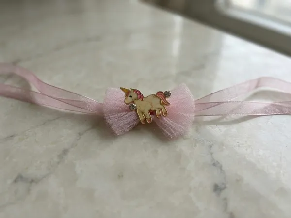 Light_Pink_Tulle_Unicorn_Rakhi_for_Kids