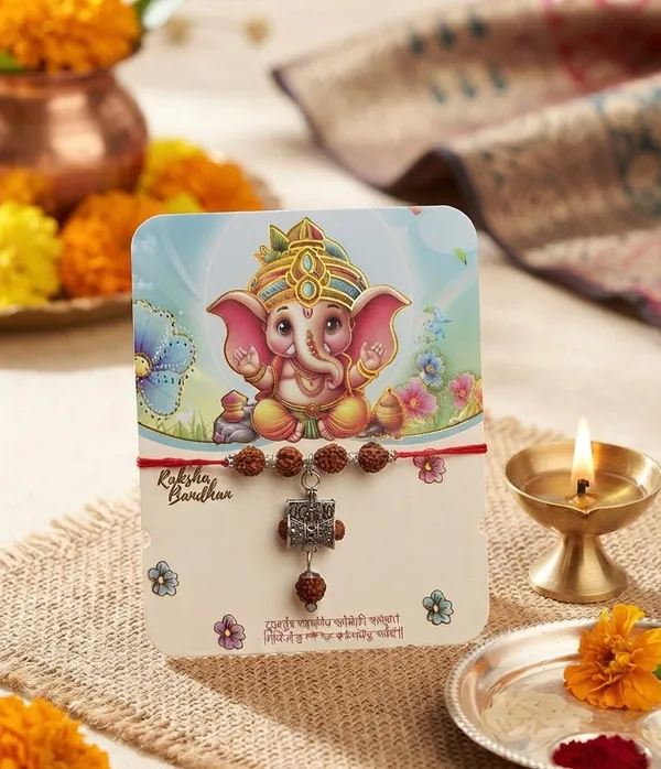 Red_Beaded_Ganesh_Rakhi