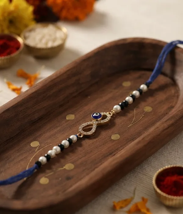 Blue_Thread_Beaded_Evil_Eye_Rakhi_for_Brothers