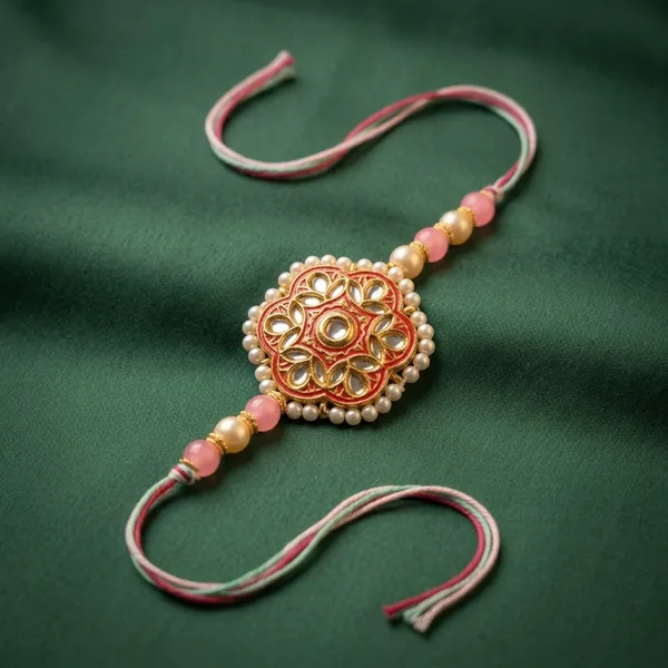 Red_Thread_Pearl_Embellished_Rakhi