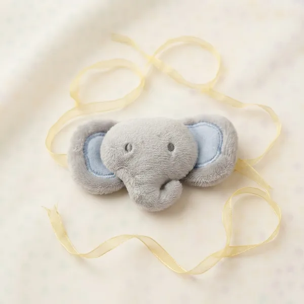 Grey_Plush_Elephant_Rakhi_for_Kids