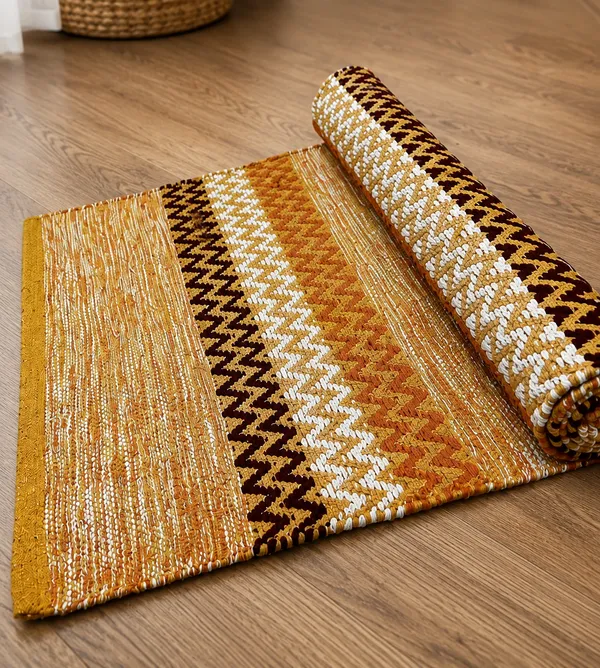Handwoven_Zigzag_Cotton_Rug_Runner_|_Anti-Skid_Floor_Mat_for_Living_Room,_Bedroom_&_Hallway_|_2_x_5_FT