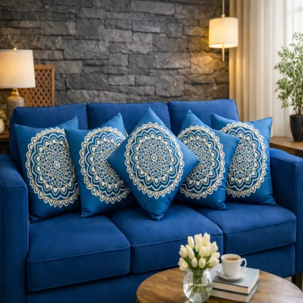 Polyester_Boho_Royal_Blue_Mandala_Embroidered_Cushion_Cover_Pack_Of_3
