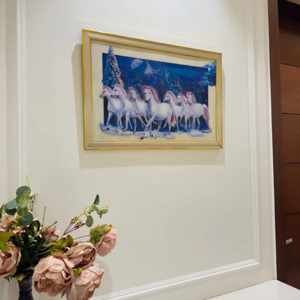 Wooden_5D_Running_Horses_Wall_Art_Frame