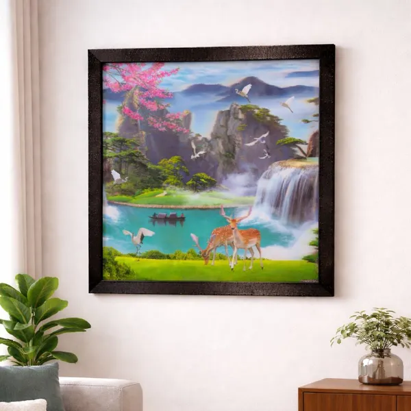 Wooden_Nature_Landscape_Deer_Wall_Art