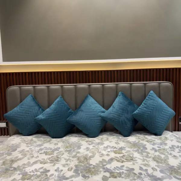 Cotton_Teal_Quilted_Cushion_Cover_Pack_Of_5