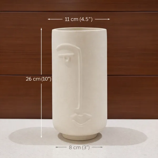 Ceramic_Abstract_Face_Flower_Vase