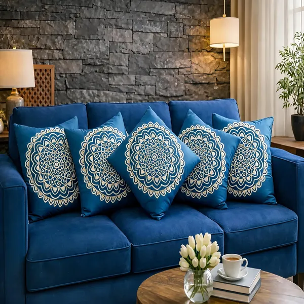 Polyester_Boho_Royal_Blue_Mandala_Embroidered_Cushion_Cover_Pack_Of_5