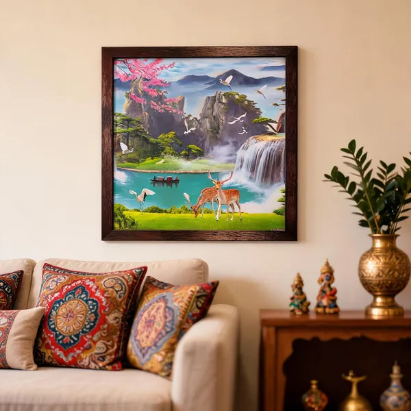 Wooden_Nature_Landscape_Deer_Wall_Art