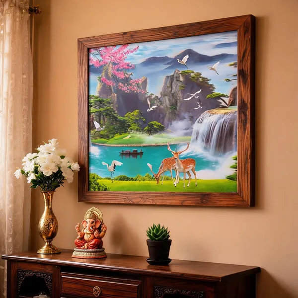 Wooden_Nature_Landscape_Deer_Wall_Art