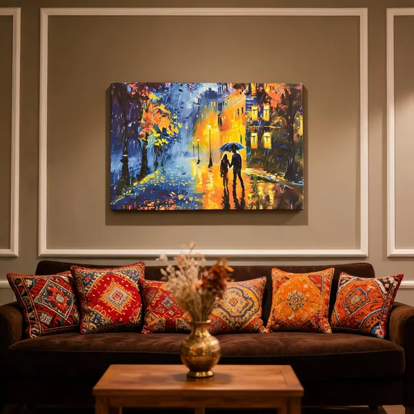 Canvas_Romantic_Rainy_Street_Couple_Wall_Art