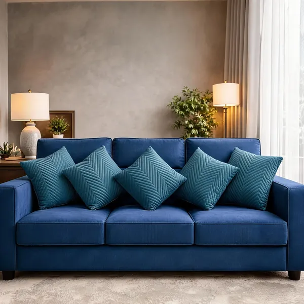 Cotton_Teal_Quilted_Cushion_Cover_Pack_Of_5